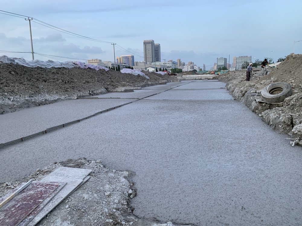 上海浦东御桥路地铁上盖换填